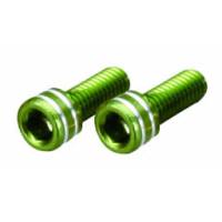 Набор алюминиевых болтов M5x15 для крепления флягодержателя XSS-03 (зеленые)