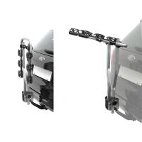 Peruzzo Автобагажник на фаркоп AREZZO, сталь, откидной, для 3 в-дов весом до 15 кг, фиксация велосипеда за верхнюю трубу рамы (max D:60 мм), цвет: серый, упаковка-картонная коробка