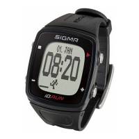 Часы спортивные SIGMA SPORT iD.RUN: скорость и расстояние (на основе GPS), индикатор расстояния, счётчик кругов, месячная статистика, личные достижения, отслеживание активности. Чёрный