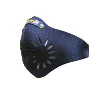 Открытая маска для велоспорта "TRIGRAM Master ", 565x155мм, лайкра/неопрен/кожа, цвет: чёрный