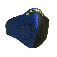 Открытая маска для велоспорта "TRIGRAM M-X2", 605x155мм, лайкра/неопрен/кожа, цвет: синий