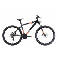 Велосипед Stark 2020 Shooter-1 чёрный/белый/оранжевый 18"