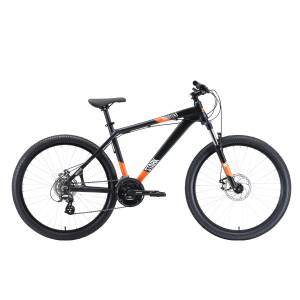 Велосипед Stark 2020 Shooter-1 чёрный/белый/оранжевый 16"