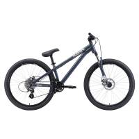 Велосипед Stark 2020 Pusher-1 S серый/серебристый H000014185