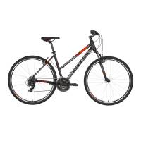 KELLYS Clea 10 Black Red M, кроссовый велосипед, колёса 28", рама: Al 6061 19", 21 скор.