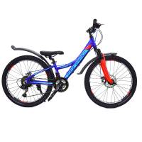 Велосипед 24" CONRAD EMDEN 2.0D рама 10.5* MATT BLUE (матовый синий) Disc аллюминий 18 скр.