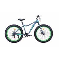 Велосипед 26" AVENGER FAT C262D, серый/зеленый, 17
